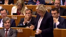 Marine Le Pen jubile au Parlement européen après la victoire du Brexit