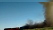 Incendio por choque de trenes en Texas, Estados Unidos
