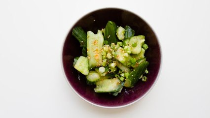 Smashed Cucumber Salad