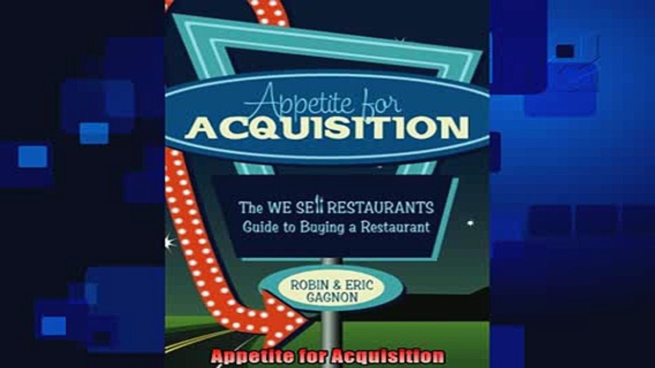 READ book  Appetite for Acquisition Full Free