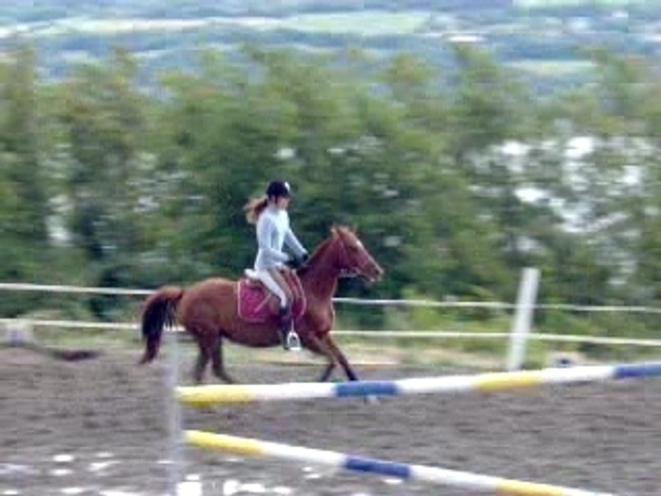Gaïla et Moi en CSO : 1m35 !