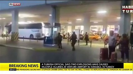 Deux explosions et une fusillade à l'aéroport d'Istanbul