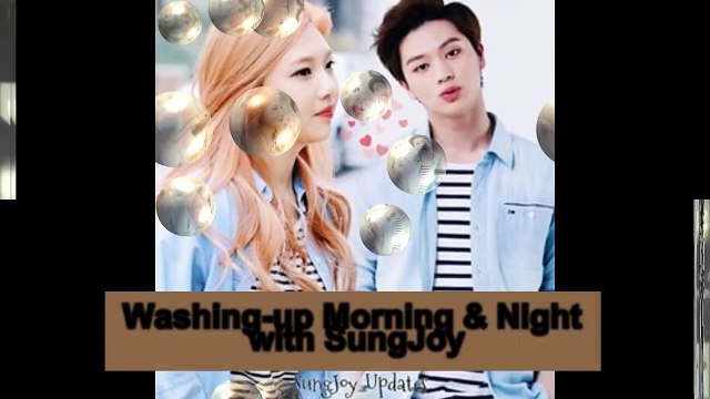 WeGotMarried Red Velvet Joy and BTOB Sungjae - Washing Up Together