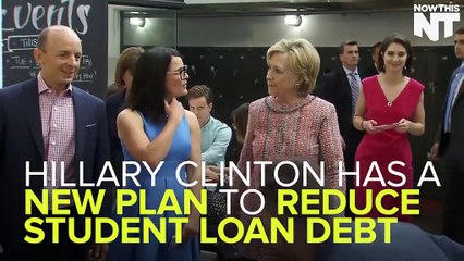 Clinton Unveils New Student Debt Plan