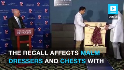 Ikea recalls millions of chests, dressers because of tip-over hazard