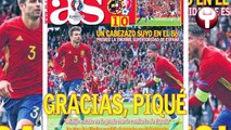 Gerard Piqué y Sergio Ramos unen a España