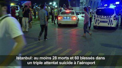Turquie:28 tués dans un attentat-suicide à l'aéroport d'Istanbul