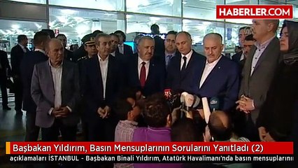 Başbakan Yıldırım, Basın Mensuplarının Sorularını Yanıtladı (2)