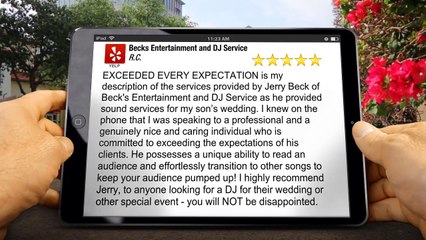 Becks Entertainment and DJ Service San Diego Exceptional Five Star Review by R.C (5)