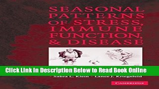 Read Seasonal Patterns of Stress, Immune Function, and Disease  Ebook Online