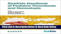 Read SickKids Handbook of Pediatric Thrombosis and Hemostasis  Ebook Free