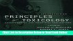 Read The Principles of Toxicology: Environmental and Industrial Applications  Ebook Free