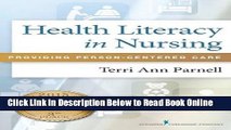 Download Health Literacy in Nursing: Providing Person-Centered Care  Ebook Online