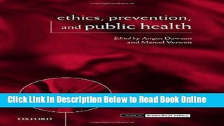 Read Ethics, Prevention, and Public Health (Issues in Biomedical Ethics)  Ebook Free