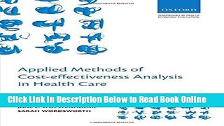 Read Applied Methods of Cost-effectiveness Analysis in Healthcare (Handbooks in Health Economic