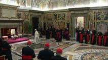On-form Benedict delights with surprise Vatican speech