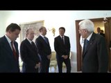 Roma - Il Presidente Mattarella incontra alcuni membri del governo (27.06.16)