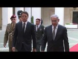 Roma - Renzi riceve il primo ministro israeliano Netanyahu (27.06.16)