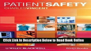 Read Patient Safety  Ebook Free