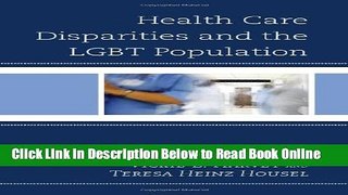 Read Health Care Disparities and the LGBT Population  Ebook Free