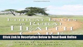 Download Ethical Issues in Rural Health Care  Ebook Online