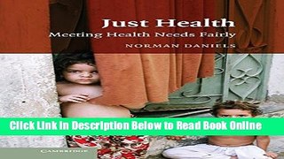 Read Just Health: Meeting Health Needs Fairly  Ebook Online