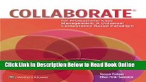 Read COLLABORATE(R) for Professional Case Management: A Universal Competency-Based Paradigm  Ebook