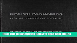 Read Health Economics: An International Perspective  Ebook Free