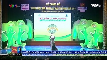 Những gian dối trong tổ chức giải thưởng "thương hiệu thực phẩm an toàn tin dùng năm 2016".