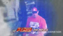 WWE RAW 7/5/10 John Cena Vs Batista Wrestlemania 26 *HD*