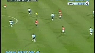 (2008) Egipto 0-2 Argentina || gol Sergio KUN Aguero (relato Osvaldo Wehbe)