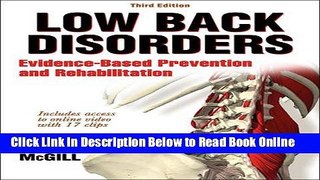 Download Low Back Disorders-3rd Edition With Web Resource: Evidence-Based Prevention and