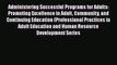 [PDF] Administering Successful Programs for Adults: Promoting Excellence in Adult Community