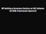 Read MP Auditing & Assurance Services w/ ACL Software CD-ROM: A Systematic Approach Ebook Free