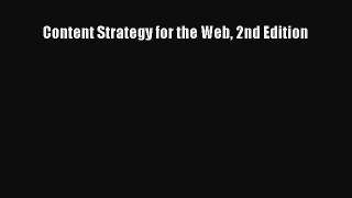 Read Content Strategy for the Web 2nd Edition Ebook Free
