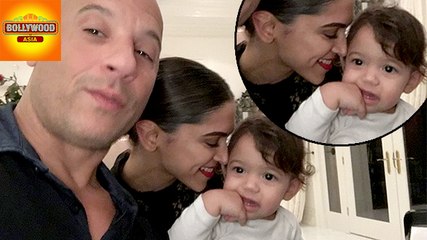 Deepika Padukone With Vin Diesel's Daughter Pauline | Bollywood Asia