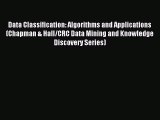 [PDF] Data Classification: Algorithms and Applications (Chapman & Hall/CRC Data Mining and
