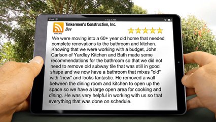 Bath Remodeling Yardley Exceptional 5 Star Review