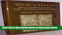 Read Boethius: The Consolations of Music, Logic, Theology, and Philosophy  PDF Free