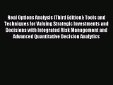 [PDF] Real Options Analysis (Third Edition): Tools and Techniques for Valuing Strategic Investments