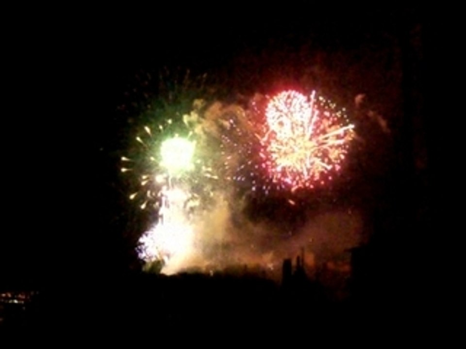Feu artifice lyon fourviere 14.07.07