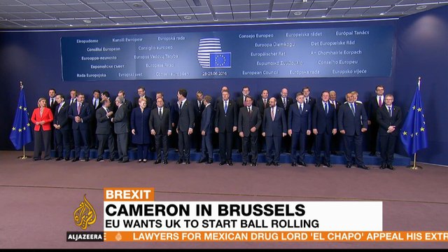 EU urges UK to begin Brexit process