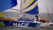 Solitaire Bompard Le Figaro - Charlie DALIN  ( Skipper Macif 2015 ) dans le travers de l'île de Batz