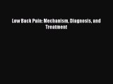 [PDF] Low Back Pain: Mechanism Diagnosis and Treatment Download Full Ebook