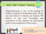 SAP GRC 10.1 ONLINE TRAINING