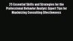 Read 25 Essential Skills and Strategies for the Professional Behavior Analyst: Expert Tips