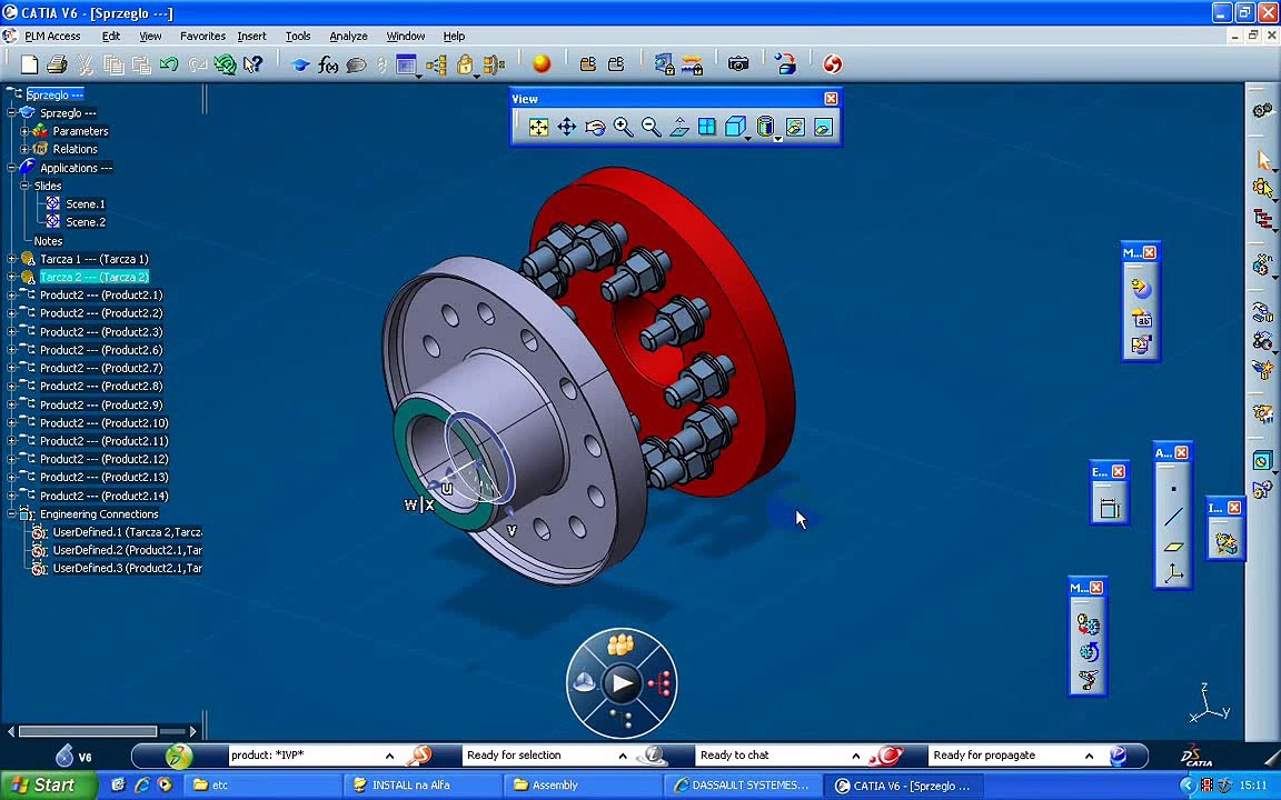 Catia V6 Exploded View : Exploded View in CATIA 3DExperience R19x (Live ...