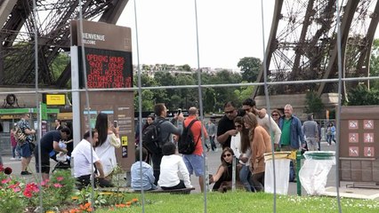La tour Eiffel fermée au public pour cause de grève