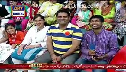 Fahad Mustafa Flirts with a girl in jeeto pakistan