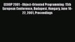 Read ECOOP 2001 - Object-Oriented Programming: 15th European Conference Budapest Hungary June